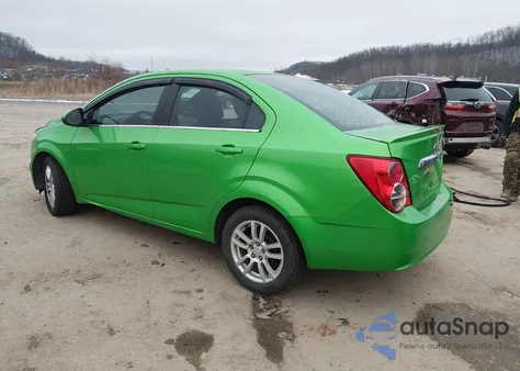 2015 Chevrolet Sonic Lt Auto from USA, damaged, VIN 1G1JC5SH9F4212949